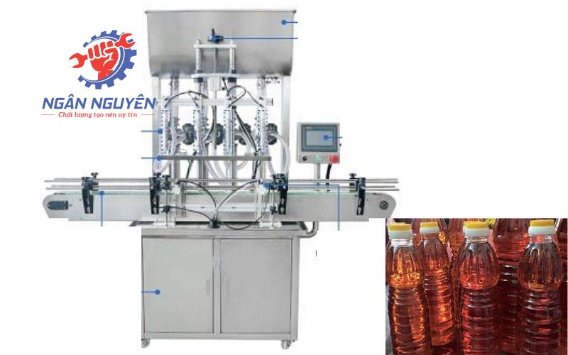 Máy chiết rót nước mắm Máy chiết rót nước mắm