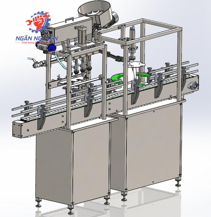 Máy chiết rót nước mắm Máy chiết rót nước mắm