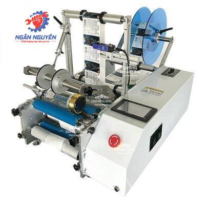 Máy dán nhãn Decal chai tròn bán tự động Máy dán nhãn Decal chai tròn bán tự động