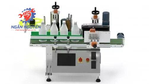 Máy dán nhãn chai tròn tự động Máy dán nhãn chai tròn tự động