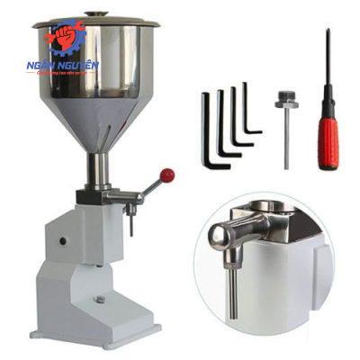 Máy chiết rót thủ công tay kéo A03, máy chiết rót dung dịch đặc sệt Máy chiết rót thủ công tay kéo A03, máy chiết rót dung dịch đặc sệt