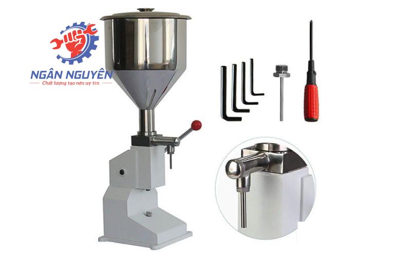 Máy chiết rót thủ công tay kéo A03, máy chiết rót dung dịch đặc sệt Máy chiết rót thủ công tay kéo A03, máy chiết rót dung dịch đặc sệt