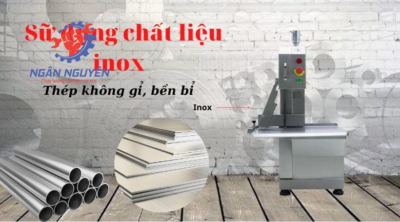 Sữ dụng chất liệu inox bền bỉ