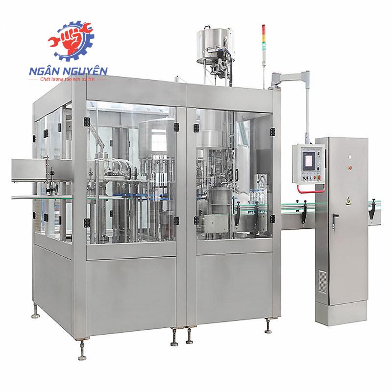Máy chiết rót 3 trong 1 (8-8-4) liên hoàn Máy chiết rót 3 trong 1 (8-8-4) liên hoàn
