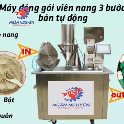 Máy đóng gói viên nang dược phẩm bán tự động