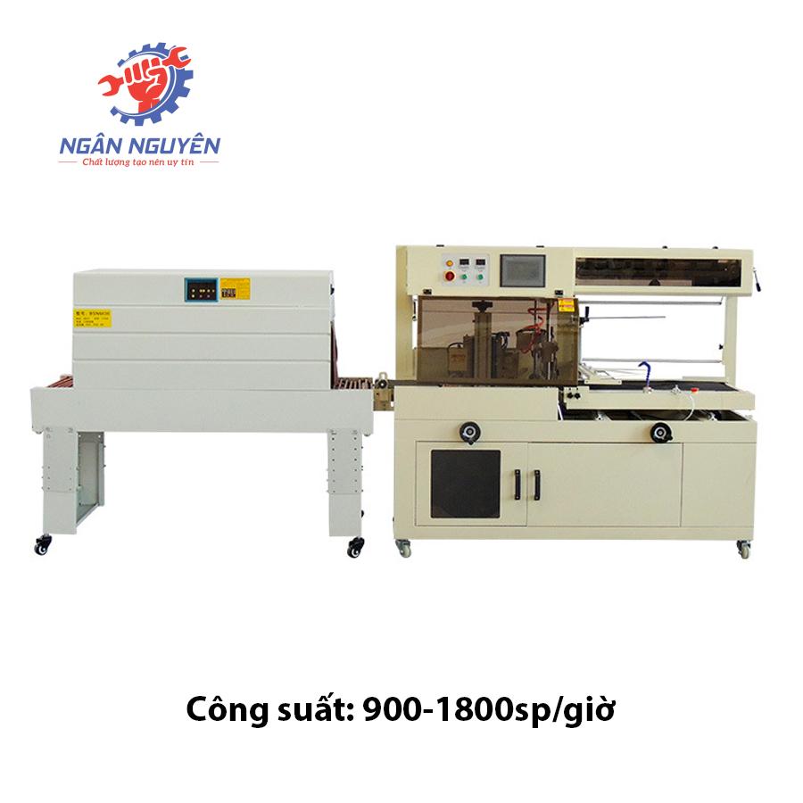 Máy cắt và bọc màng co nhiệt tự động Máy cắt và bọc màng co nhiệt tự động