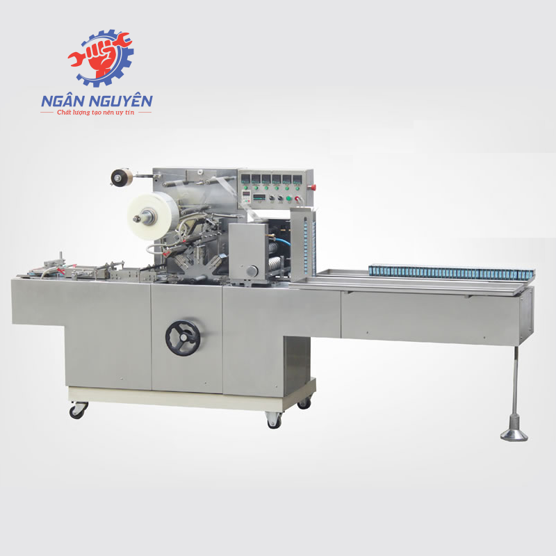 Máy đóng gói bọc màng nằm ngang – Dán màng 3D dạng tháp tự động HE-230 Máy đóng gói bọc màng nằm ngang – Dán màng 3D dạng tháp tự động HE-230