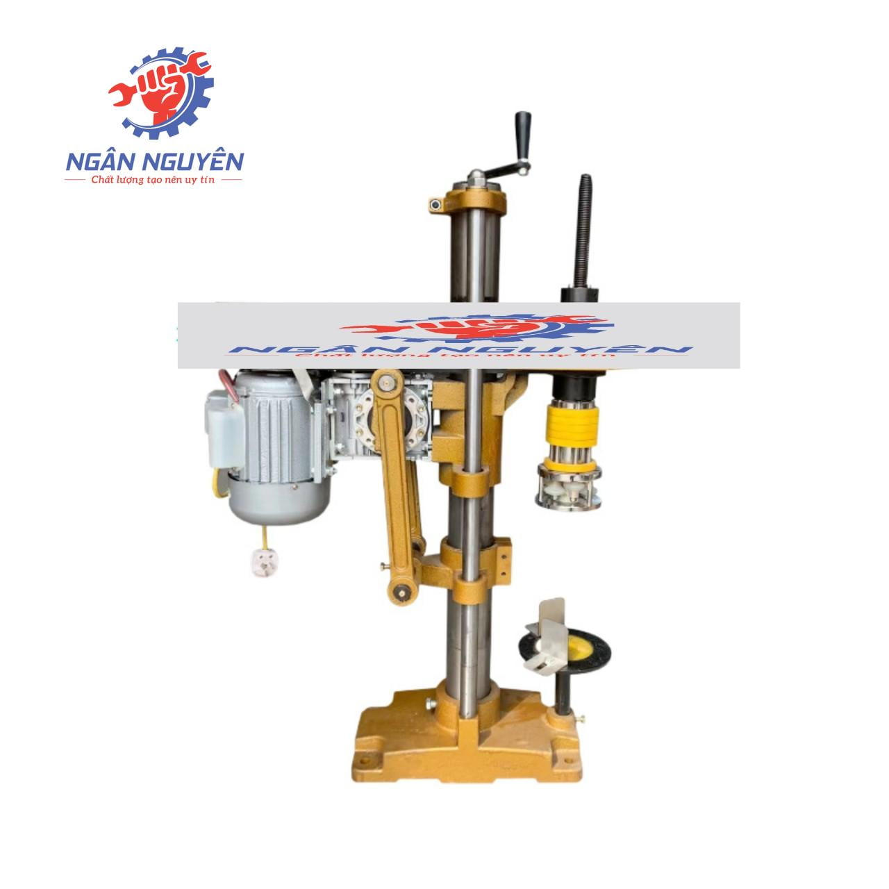 Máy chụp nắp chai vang bán tự động – Máy viền nắp nhôm vang đỏ Máy chụp nắp chai vang bán tự động – Máy viền nắp nhôm vang đỏ