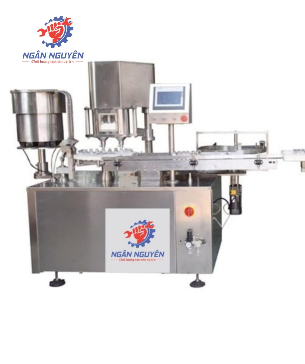 Máy đóng nắp chai 20ml – Máy uốn nắp lọ tự động Máy đóng nắp chai 20ml – Máy uốn nắp lọ tự động