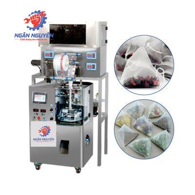Máy Đóng Gói Trà Túi Lọc Tam Giác 4 đầu cân tự động KTS-160-4 Máy Đóng Gói Trà Túi Lọc Tam Giác 4 đầu cân tự động KTS-160-4