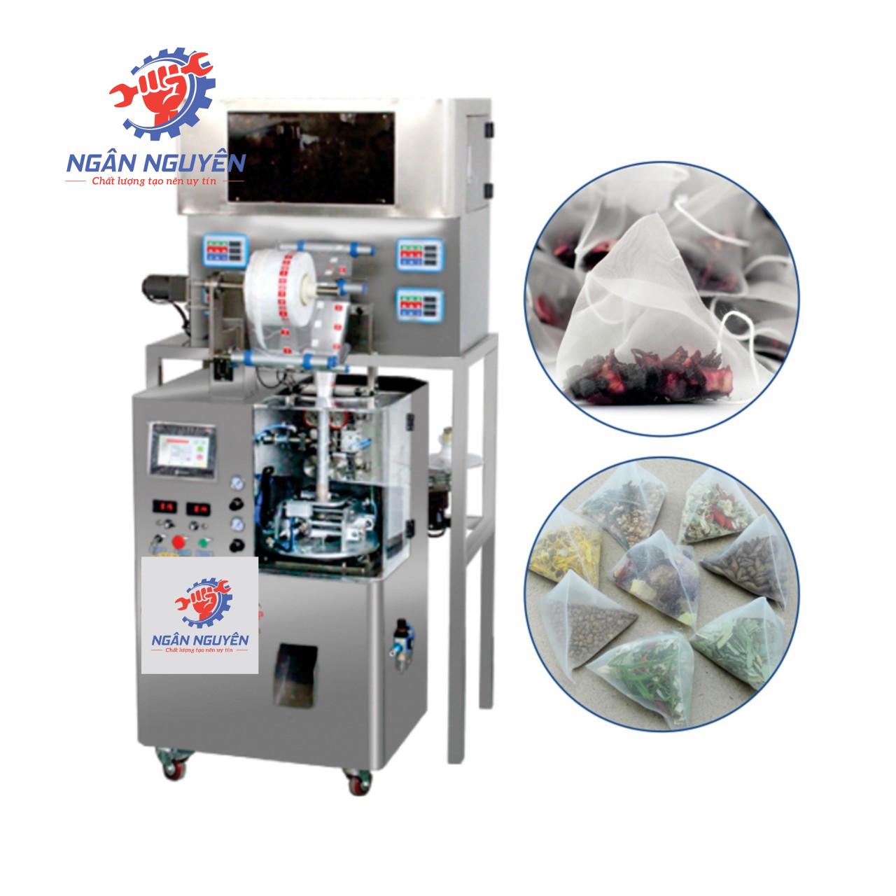 Máy Đóng Gói Trà Túi Lọc Tam Giác 4 đầu cân tự động KTS-160-4 Máy Đóng Gói Trà Túi Lọc Tam Giác 4 đầu cân tự động KTS-160-4